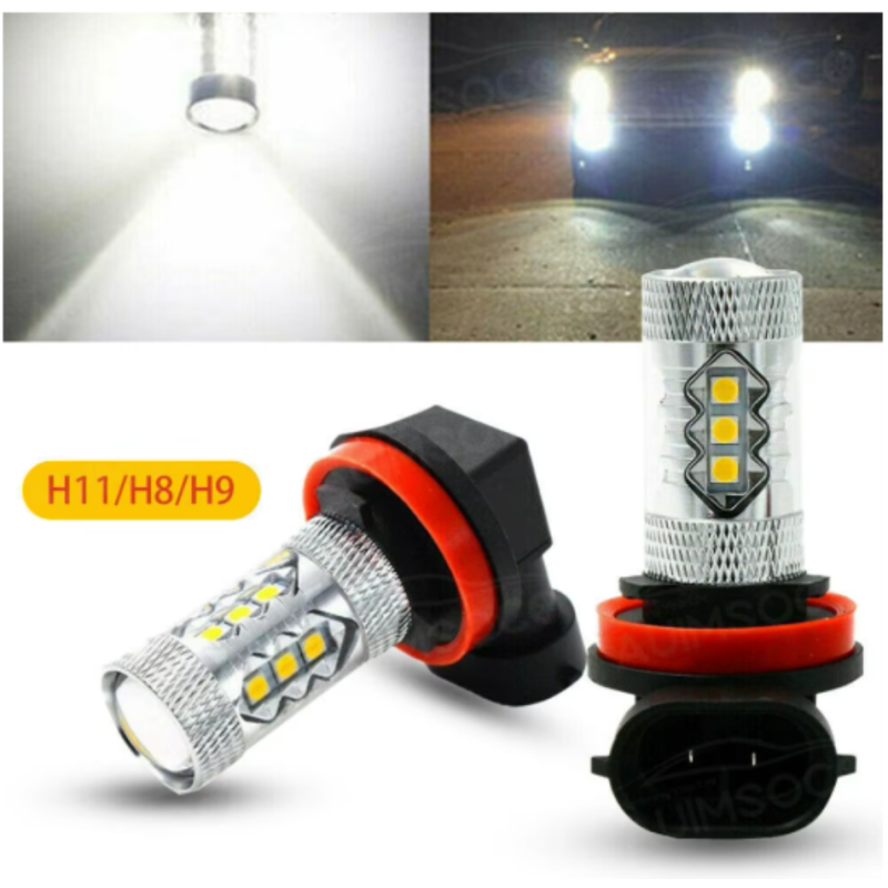 Żarówka żarówki LED H11 12-24V 6000K 360 stopni 40W 2000LM / 1 szt