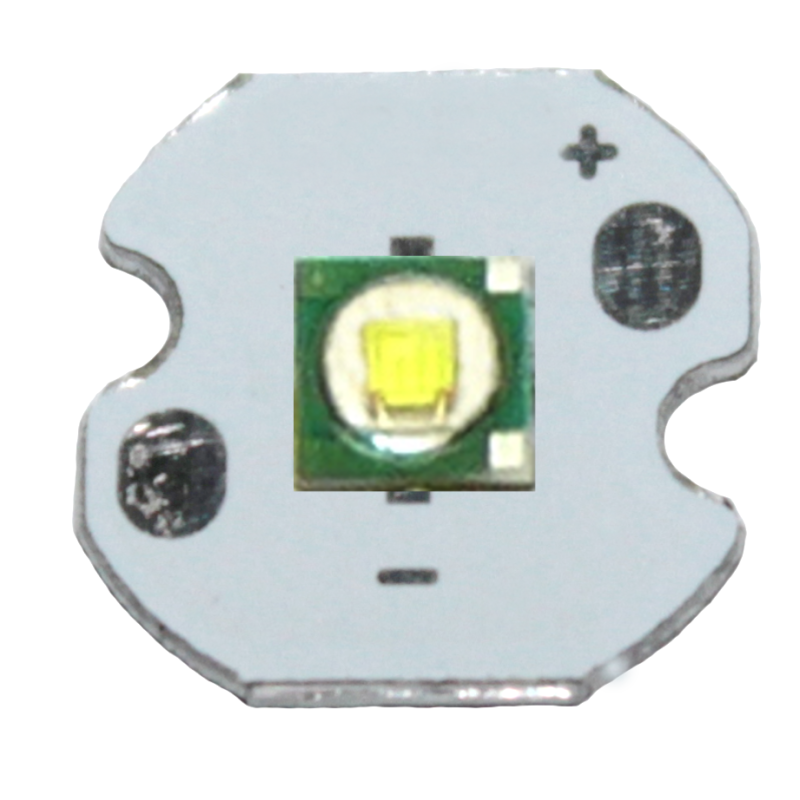 DIODA LED 5W biała zimna do latarek PCB 12mm