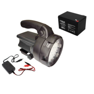LAMPA SZPERACZ UV 45W LED  Zestaw z akumulatorem 7Ah
