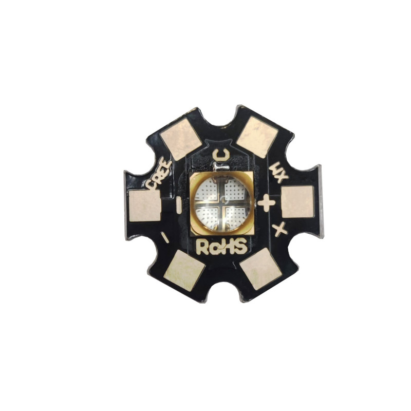 Dioda LED 12W 405nm 3-3.4V + PCB XHP70 LG6565