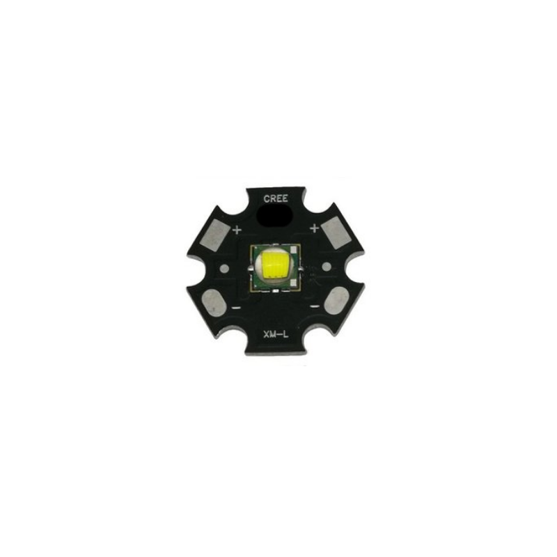 DIODA LED T6 XM-L 10W PCB gwiazda 20mm biała zimna