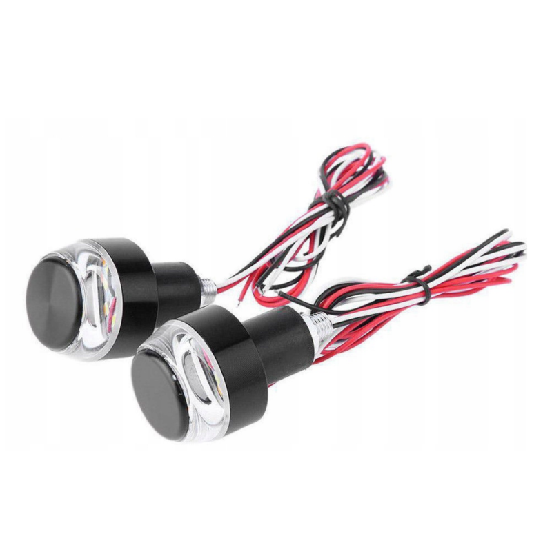 Lampy LED boczne żółte białe do otworu