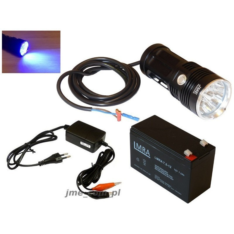 LAMPA  do bursztynu LED UV 48W SZPERACZ ZESTAW PRO