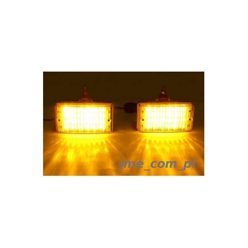STROBOSKOPY SYGNALIZACYJNE LAMPY LED  pomarańczowe