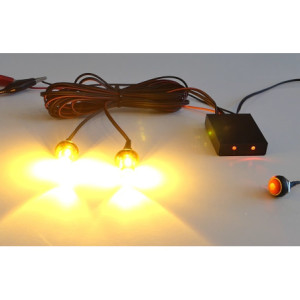 Stroboskopy postojówki LED żółte super jasne
