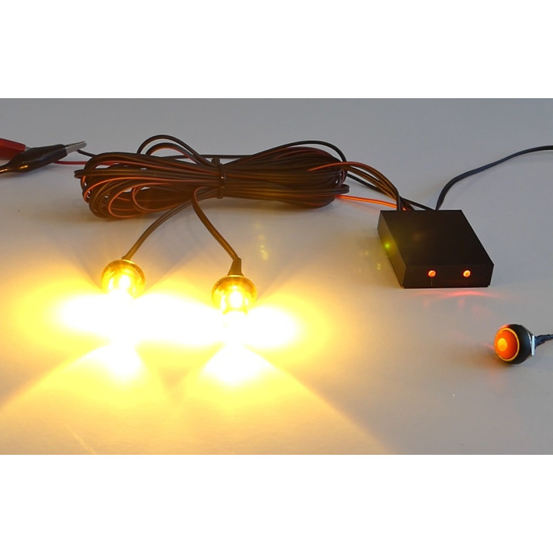 Stroboskopy postojówki LED żółte super jasne