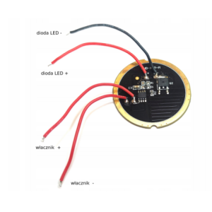 Sterownik płytka do latarki LED 3-5V  Mosfet