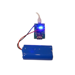 Płytka do latarki LED sterownik z kontrolą ładowania, powerbank