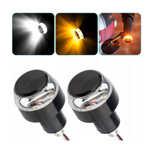 Lampy LED boczne żółte białe do otworu