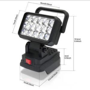 Lampa do Makita 18V robocza warsztatowa halogen szperacz latarka 15 LED