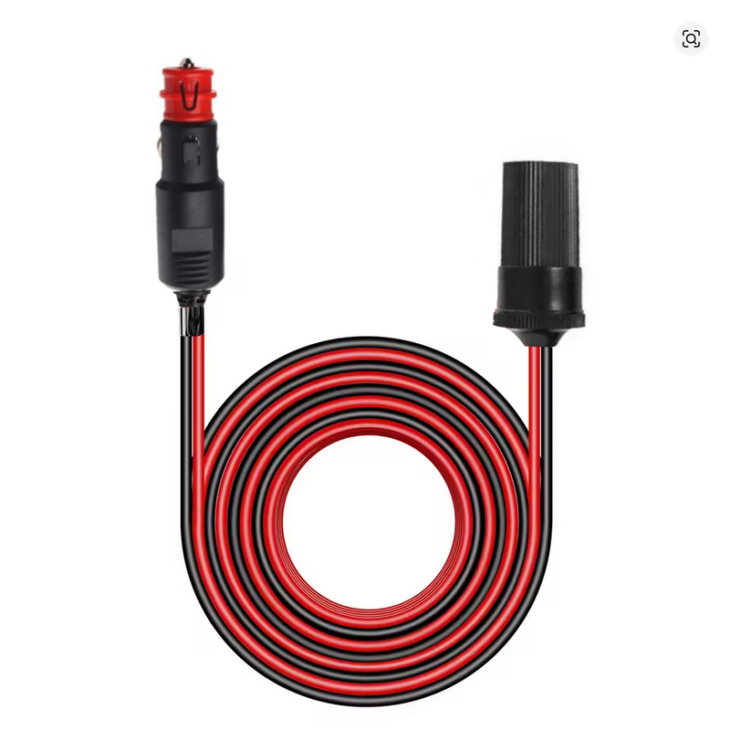 Przedłużacz gniazda zapalniczki 12V 24V 5m 15A UNI 2x1,5mm