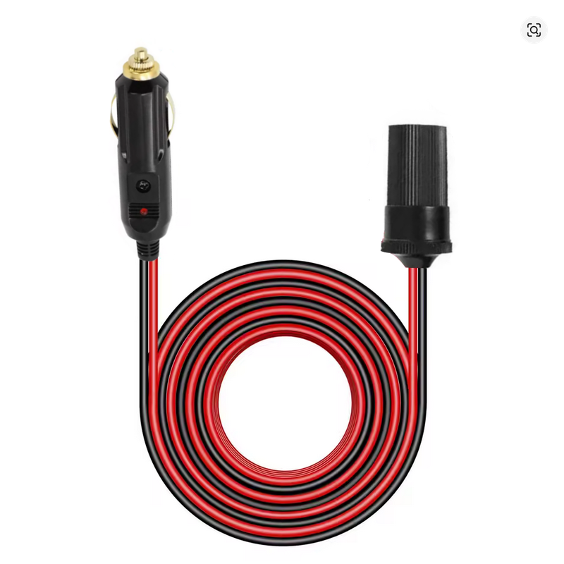 Przedłużacz gniazda zapalniczki 12V 24V 5m 15A 2x1,5mm