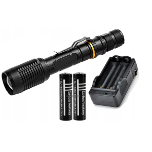 LATARKA LED 405nm 10W ZOOM Li-ion ładowana do bursztynu klimatyzacji