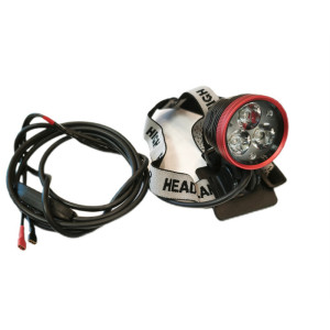 Lampa latarka czołowa UV 25W LED  Zestaw do poszukiwania bursztynu