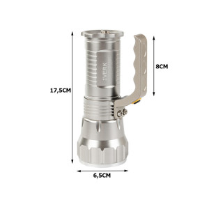 LATARKA LED 12W UV 405nm Li-ion ładowana do bursztynu