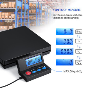 ELEKTRONICZNA WAGA POCZTOWA WYSYŁKOWA 50kg / 1g