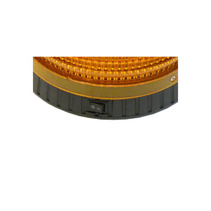 KOGUT POMARAŃCZOWY LAMPA STROBOSKOPOWA 72LED na baterie
