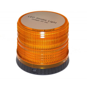 KOGUT POMARAŃCZOWY LAMPA STROBOSKOPOWA 72LED na baterie