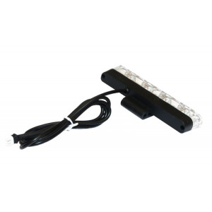 STROBOSKOPY LED 2x4W / 2 KANAŁY ŻÓŁTE SLIM