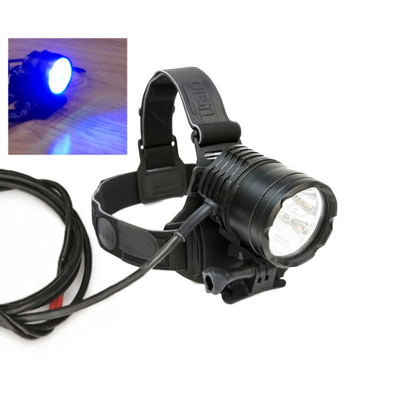 LATARKA CZOŁOWA UV POWER LED 10-15V 30W GoPro