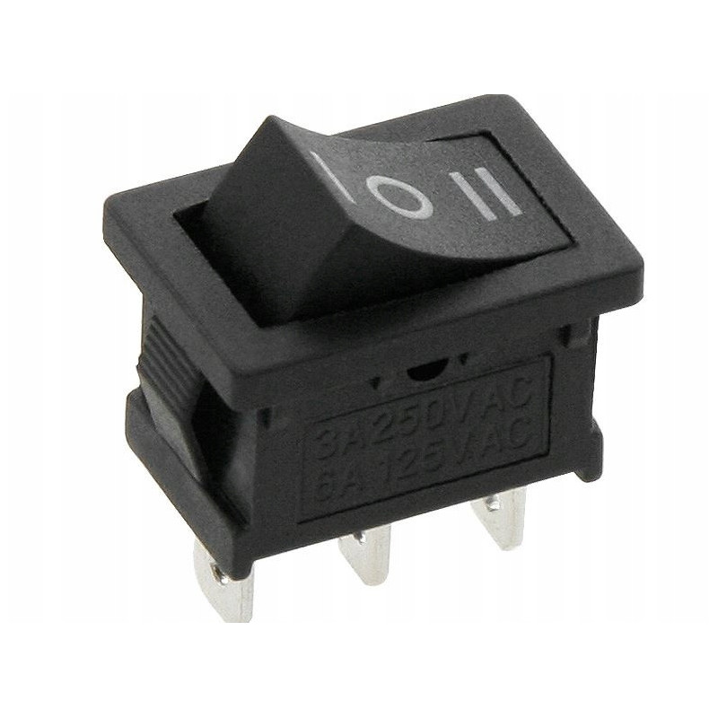 Włącznik kołyskowy 3 pozycyjny 6A 230V ON-OFF-ON MK1012C