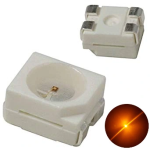 10x Dioda LED SMD, OSRAM LY E67F, YELLOW, PLCC-4 do kierunkowskazów itp