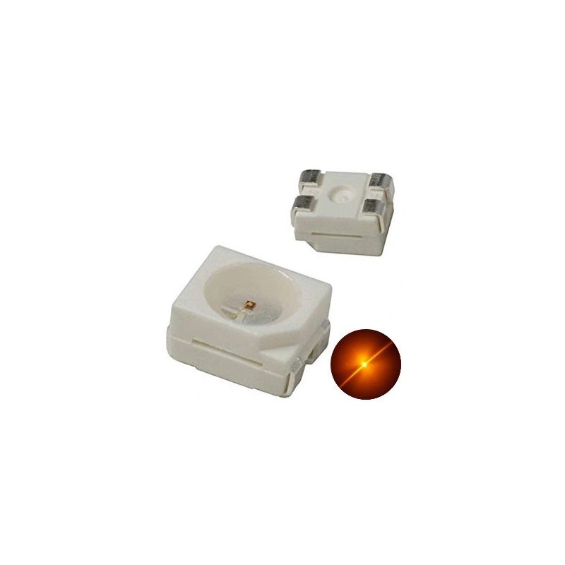10x Dioda LED SMD, OSRAM LY E67F, YELLOW, PLCC-4 do kierunkowskazów itp