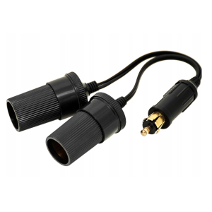 Adapter zapalniczki rozdzielacz rozgałęźnik 2 gniazda EURO DIN 12V 24V