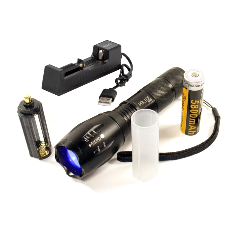 LAMPA UV 3W LATARKA ZOOM ŁADOWANA - KLIMATYZACJA